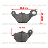 USER-X Universal Motorcycle Disc Brake Pad Front Rear Disc Brake Pads Block Shoes Scooter VICTORIA Blade RG125 Honda 145