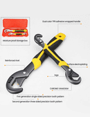 AIRAJ Universal Wrench Multifunctional Opening Wrench Adjustable Ratchet Spanner Hand Repair Tools