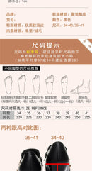 Comfortable Fashion Deep Mouth Soft Leather Women's Platform Shoes 2024 Fall Med Block Heels Single Shoes for Office Mom