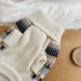 New Dog Black Beige Vintage Sweater for Small Medium Dog Christmas Halloween Day Wear Sweater Pullover