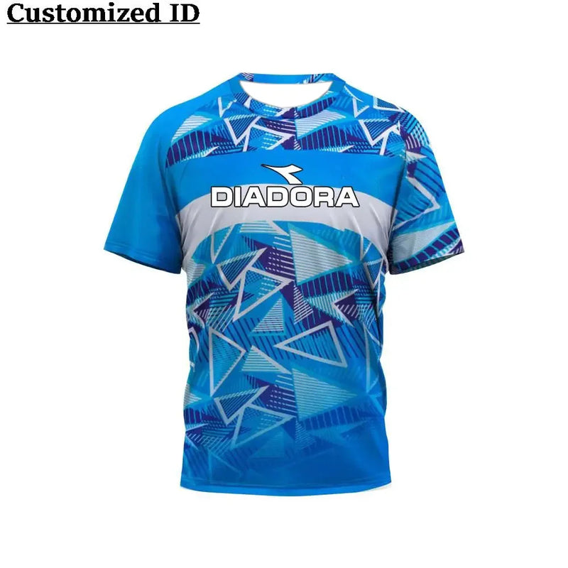 Hot Selling Fitness Short Sleeve DIADORA Badminton Sport Clothes T-shirt Comfortable Breathable Sweat Absorption Cycling Clothes