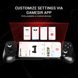 GameSir X5 Lite Mobile Phone Gamepads for iPhone 16 15 Series iPad Mini Android Tablet Controller Hall Effect Joysticks Design