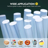 50 100 200 Pcs Mini Hot Glue Gun Sticks Diameter 7mm 11mm All-Purpose Clear Adhesive Glue Sticks for DIY Sealing Repairing
