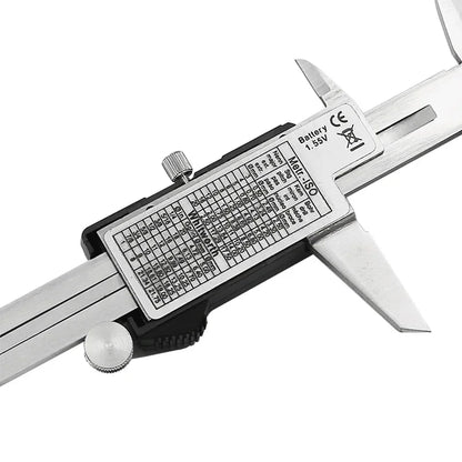 Measuring Tool Stainless Steel Digital Caliper 6 "150mm Messschieber Paquimetro Measuring Instrument Vernier Calipers Ruler