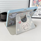 Cartoon Sanrio Cinnamoroll Tablet Case For iPad Air 4 5 10.9 Pro 2022 11 7th 8th 9th 10th Gen 5th 6th Mini 6 Protective Cover