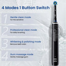 Oral B Pro 4 Ultra Electric Toothbrush 3D Rotation Rechargeable Teeth Brush Pressure Sensor 4 Brushing Modes 2 Min Timer