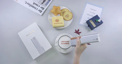EVEBOT Printpen Food-Specific Handheld Printer Bread Coffee Milk Tea Biscuit Pattern Logo Smart Portable Mini Small Print