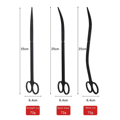 4/5/6PC Stainless Steel Aquarium Fish Tank Aquatic Plants Tool Set Tweezers Long Tweezers Scissors Spatula For Fish Starter Kits