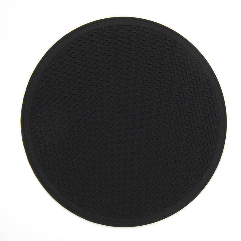 30cm Large Silicone Mat Coaster Heat Resistant Placemat Honeycomb Nonslip Pot Holder Table Mat Round Cup Mat Kitchen Accessories