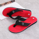 Men's Casual Flip Flops Fashion Beach Shoes Men Summer Non-Slip Flat Slides Mens Slippers Indoor House Shoes Man Male Slipper