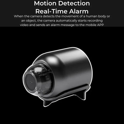 Minicámara inalámbrica X5 de 1080P para vigilancia, videocámara de seguridad con visión nocturna y detección de movimiento, monitor para casa inteligente.