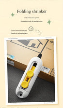 1pc, magnetic mini box cutter Portable box cutter Letter opener and paper cutter Retractable blade Durable ABS material mini box