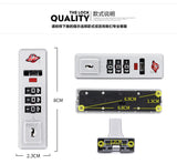TSA Customs Lock Luggage Compartment Password Lock Accessories PKE Buckle Trolley Case Accessories Buckle Luggage Bag Lock