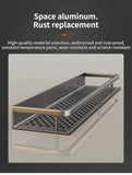 Aluminum Kitchen Rack Kitchen Shelf Toilet Storage No Drill Hanging Rack Bathroom Organizer Hang on the Wall Kitchen