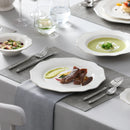 MALACASA LOTUS 16/32-PIECE Nordic European White Porcelain Tableware Set with Bowl,Dinner&Dessert&Soup Plate Set for 4/8