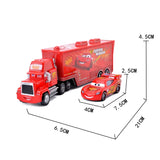 Disney Pixar Cars Toys Racing Lightning McQueen Jackson Storm Mater Sheriff 1:55 Diecast Model Car Toy Children Birthday Gift