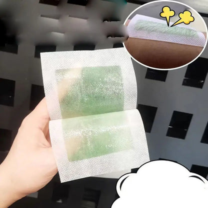 Professional Hair Removal Wax Strips for Summer Depilation Double Sided Cold Wax Paper for Leg Body Face Useful
