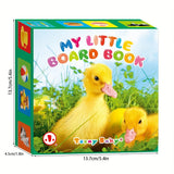 Baby Colorful Pattern Card Books Interactive Sensory Baby Toys Newborn Development Gift Accompanying Reading Early Education