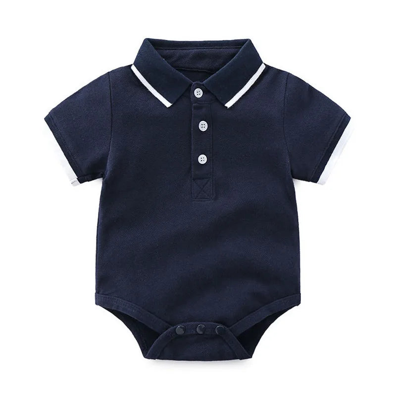 Conjunto de ropa de verano para bebé niño con gorro, polos de verano, camisa de manga corta, pantalones cortos, conjunto de ropa para niño