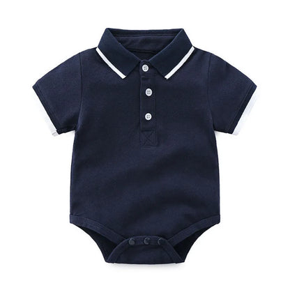 Conjunto de ropa de verano para bebé niño con gorro, polos de verano, camisa de manga corta, pantalones cortos, conjunto de ropa para niño