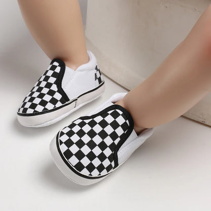 Newborn Baby Canvas Shoes Anti-slip Soft Baby Boy Girl Sneakers Casual Multi-Color Toddler First Walkers Crib Shoes