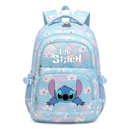 Mochila impermeable Disney Lilo Stitch para mujer, bolso de viaje para mujer, mochila escolar para adolescentes, mochila para libros
