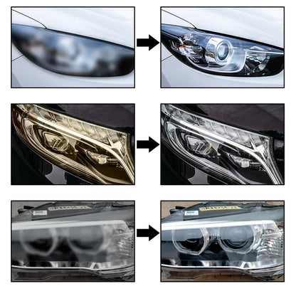 Kit de restauración de pulido de faros de coche de 12 V Herramienta para el cuidado de faros automotrices Restauración de faros de coche Líquido Restaurador de faros