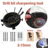 Multipurpose Drill Bit Grinding Sharpener Polishing Grinding Tool 125mm Angle Grinder Powered Tool Parts For 2-13mm Drill Bits