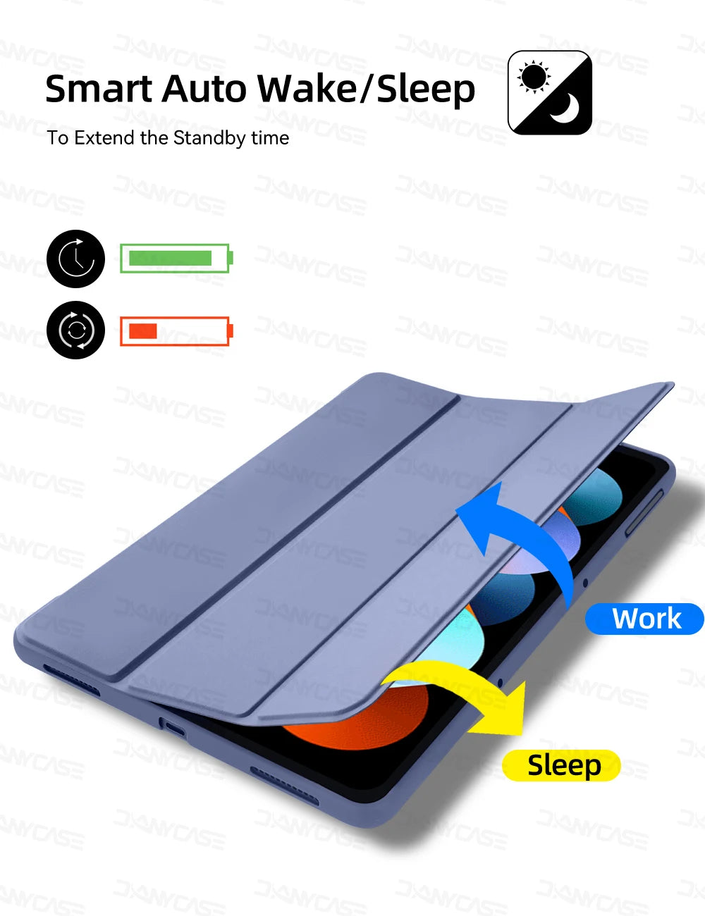 For Xiaomi Redmi Pad Pro 12.1" 2024 Case Flip Stand PU Protective Cover for RedMi Pad SE 11in 2023 Tablet Accessories