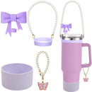Stanley Cup Handle Cup Straw Bow Lid Water Bottle Boot Charm Chain Accessories 3pcs 10mm 1pc 