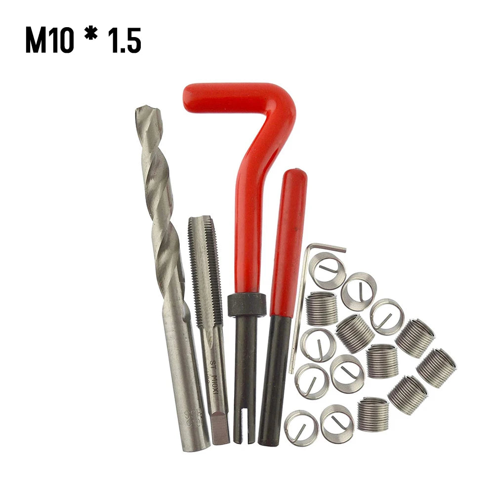 Linha métrica Repair Kit Insert, Helicoil Car Pro Coil Tool, M5 M6 M8 M10 M12 M14, M6 * 1.0, 30pcs