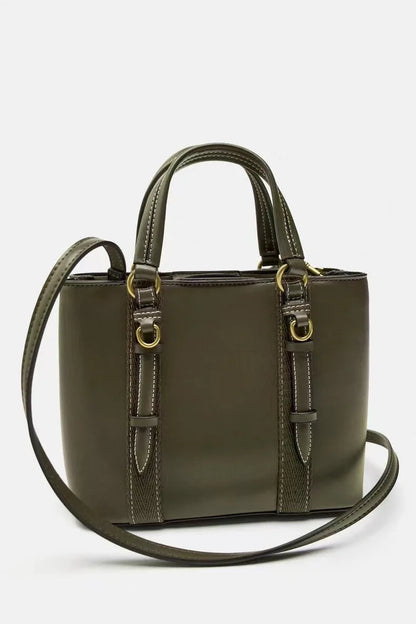 Bolso de diseñador de lujo para mujer, de piel sintética suave, tipo cubo, de alta calidad, tipo bandolera