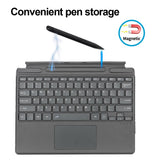 Bluetooth-compatible 5.0 Keyboard 3 Light Modes Gaming Keyboard 10m Operating Distance Magnetic Keyboard for Surface Pro8/X/Pro9