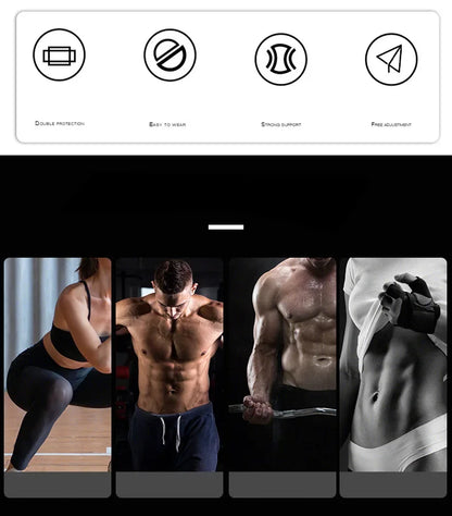 Men and Women Weightlifting Fitness Belt Training High Intensity Squat Deadlift Gym Nylon Waist Support Thickening For Back