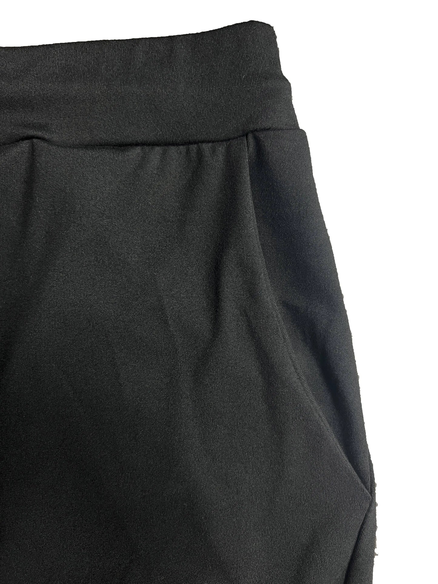 Plus size European and American cross-border  autumn and winter new casual solid color pocket leggings