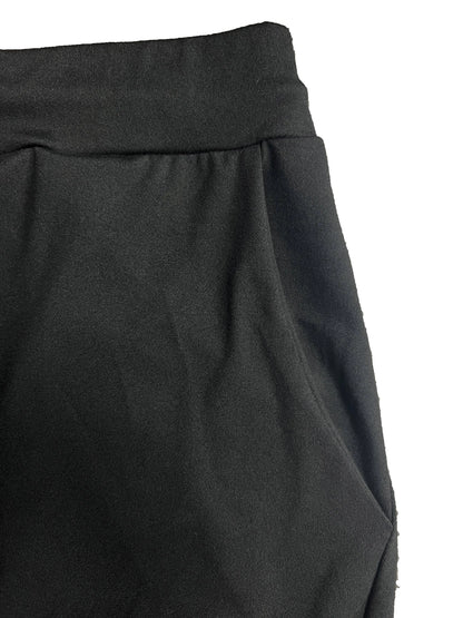 Plus size European and American cross-border  autumn and winter new casual solid color pocket leggings