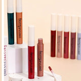 Nude Matte Lip Gloss 24 Colors Long-lasting Velvet Lipstick Waterproof Non-stick Cup Sexy Red Dark Lip Tint Makeup Cosmetic