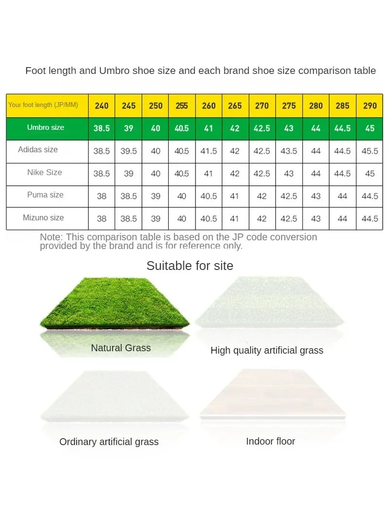 Umbro New Football Boots FG Long Spike Sub-top Natural Grass Football Shoes Men's Comfortable Sneaker Luxury Brand Soccer Shoes