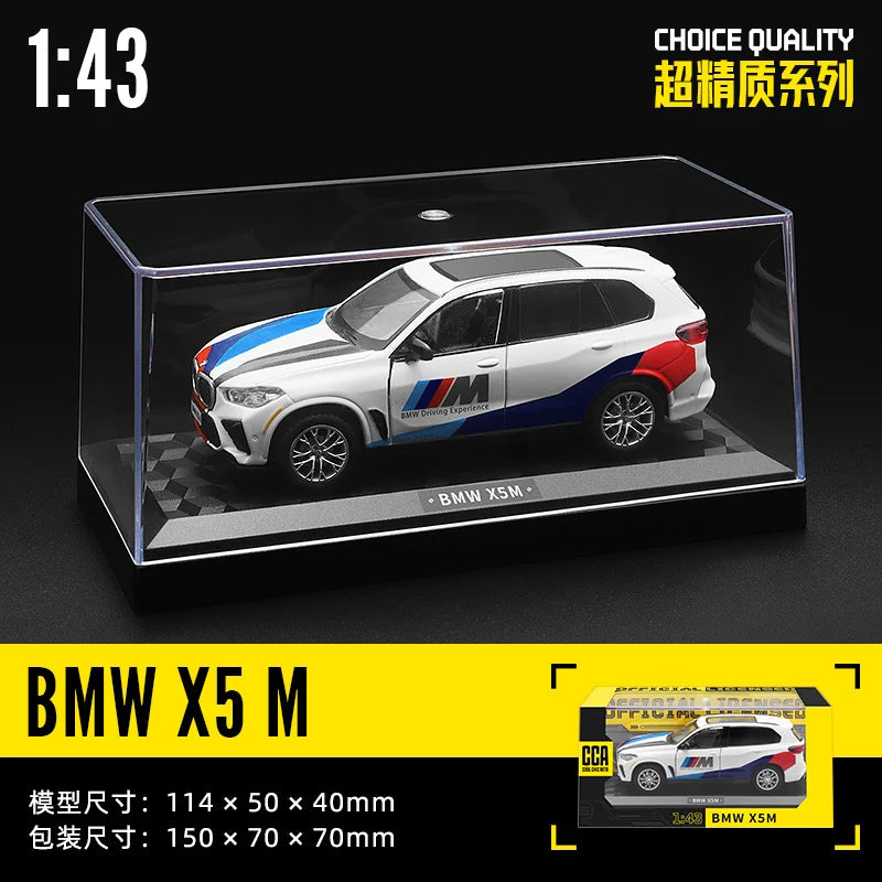 CCA 1:43 BMW Gulf Oil Station Shell Station McLaren Lamborghini Series Racing Alloy Car Model Toy Car Casting Pullback Function
