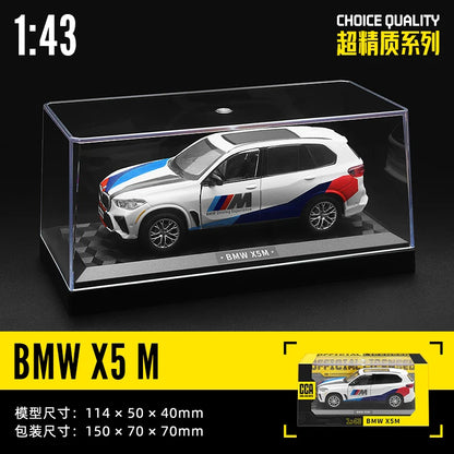 CCA 1:43 BMW Gulf Oil Station Shell Station McLaren Lamborghini Series Racing Alloy Car Model Toy Car Casting Pullback Function