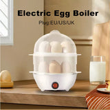 Multifunctional Electric Egg Boiler Single/Double Layer Egg Cooker 110V/220V Mini Steamer Poacher Kitchen Cooking Machine