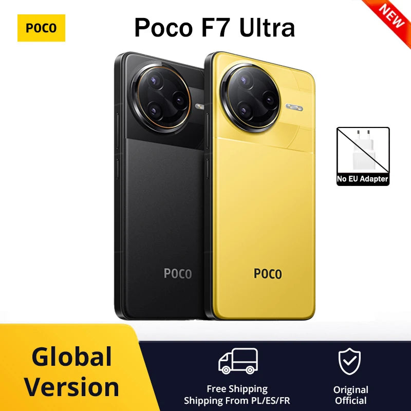 POCO F7 Ultra 5G NFC 12GB/256GB 16GB/512GB Global Version Mobile Phone Without Charger All New