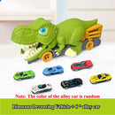 New Dinosaur Toy Play Vehicle Game For Boy Car Carrier Truck Children Montessori Gift Kid Racing Track with Children Mini Car
