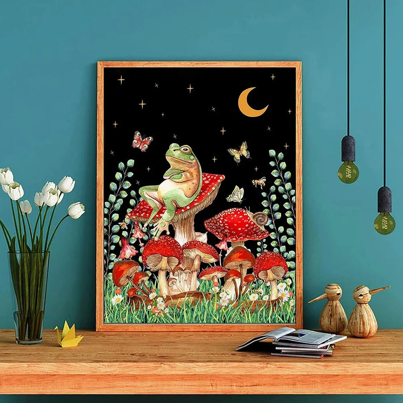 5D Diamond Painting Kits for Adults Full Round Diamond Art Butterfly is Very Suitable for Beginner and Gifts for Wall Home Decor