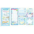 Cute Cartoon Sticky Notes Set 9 Designs 180 Sheets Foldable Memo Pads for Office School Journaling and Desk Organization