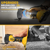 Dewalt 20V Quick release Oscillating tool Brushless Multi functional tool Renovator Electric trimmer Compatible for Dewalt
