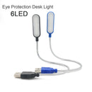 Ultra Bright 28/6LEDs Reading Lamp LED USB Book Light Flexible Table Lamps Night Lamp for PC Computer