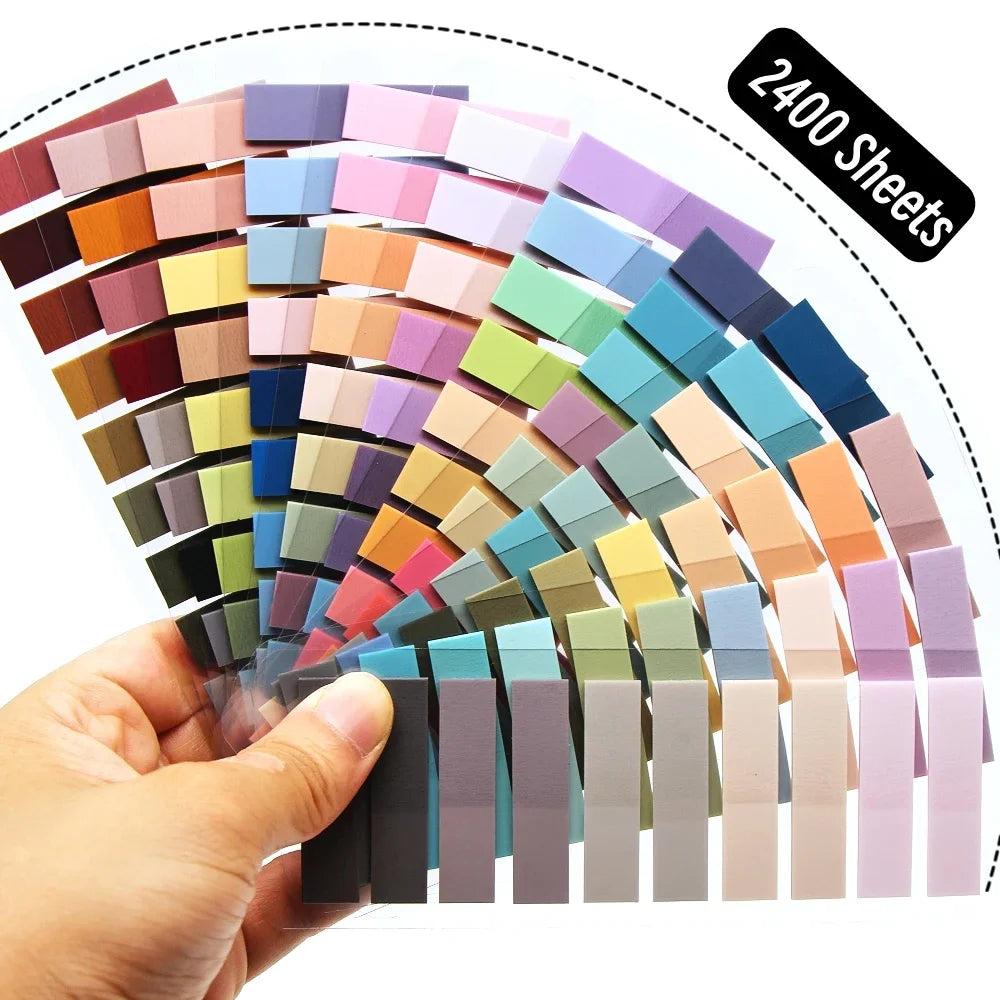 200-3600Sheets Transparent Index Creative Memo Pads Office School Stationery Self-Adhesive Stickers Posted It Sticky Note Pads