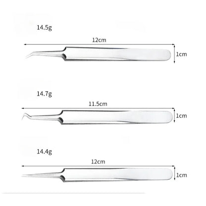 Acne Needle Tweezers Light Blackhead Blemish Pimples Removal Pointed Bend Head Face Care Tools Acne Extractor Beauty-health