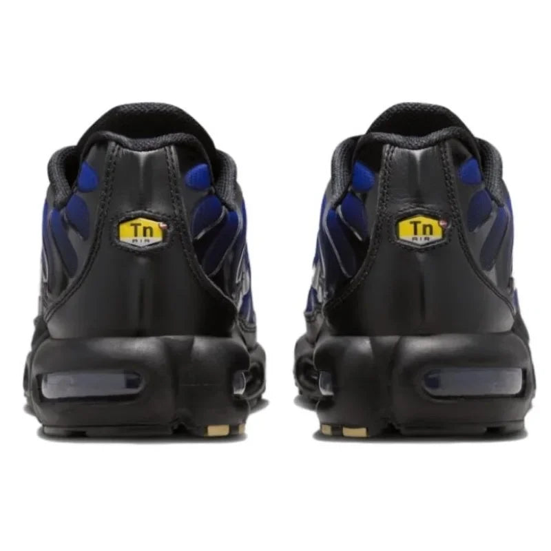 Zapatillas Nike Air Max Plus TN para correr, clásicas, negras triples, para exteriores, para correr, caminar, deportivas, para mujer y hombre.
